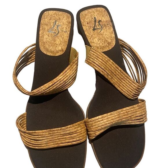 Lifestride size 8.5 low heeled slides new never worn awesome look - Picture 1 of 4